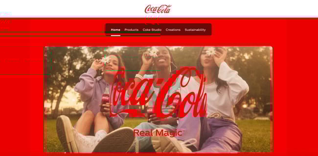 coca-cola brand identity